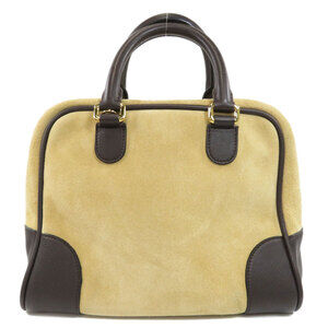 Loewe suede Amazona Leather handbag